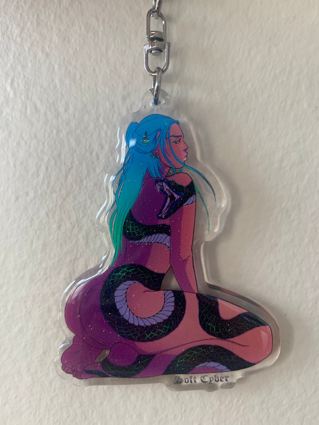 Snake keychain